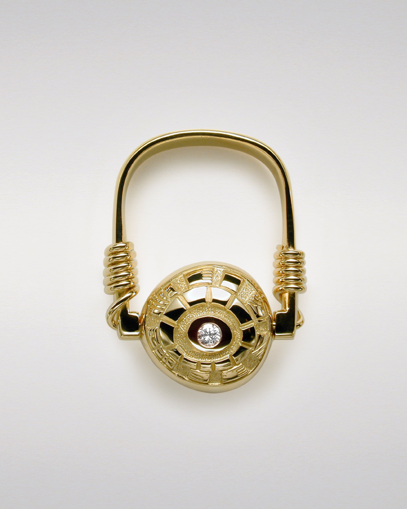 Sun Stone Swivel Ring – Robert Clerc Jewellery