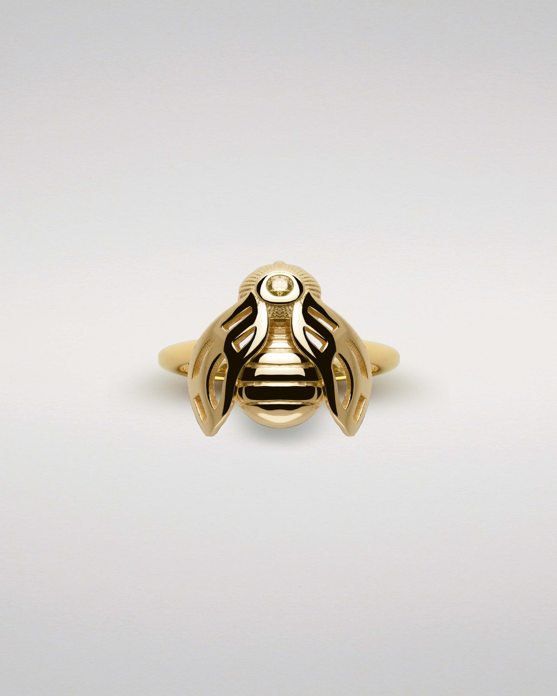 Golden Bee Ring
