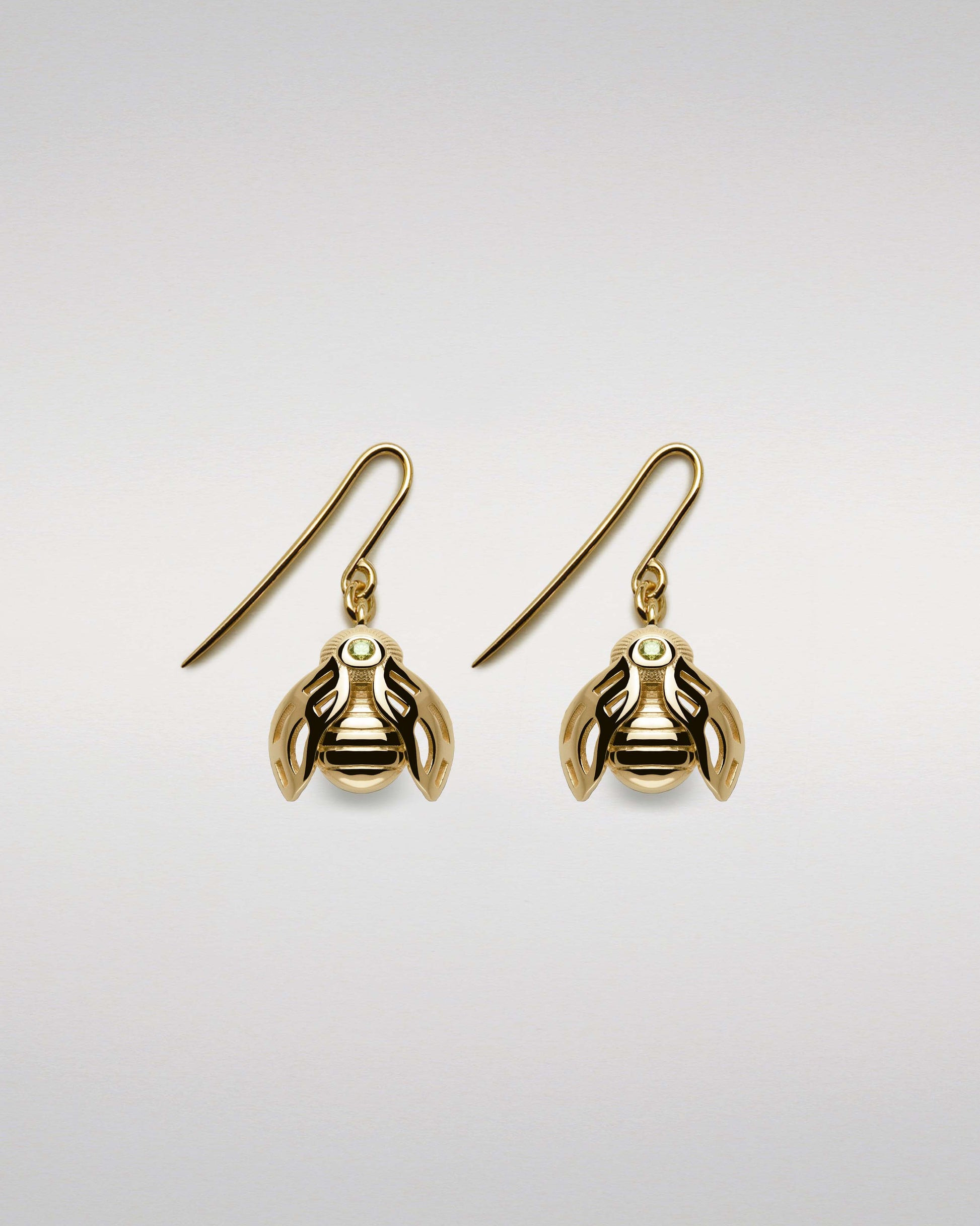 Golden Bee Earrings
