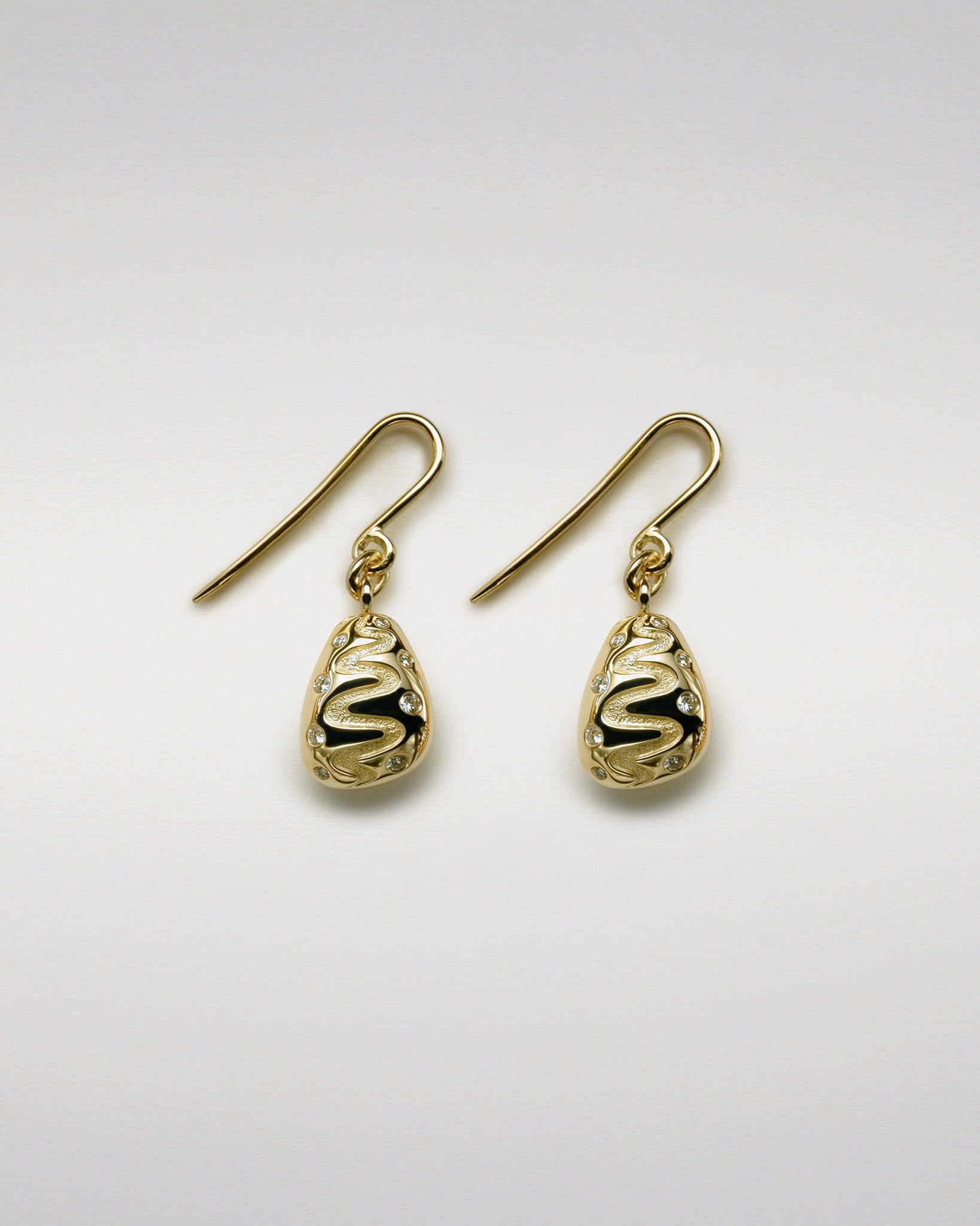 Rainbow Serpent Earrings