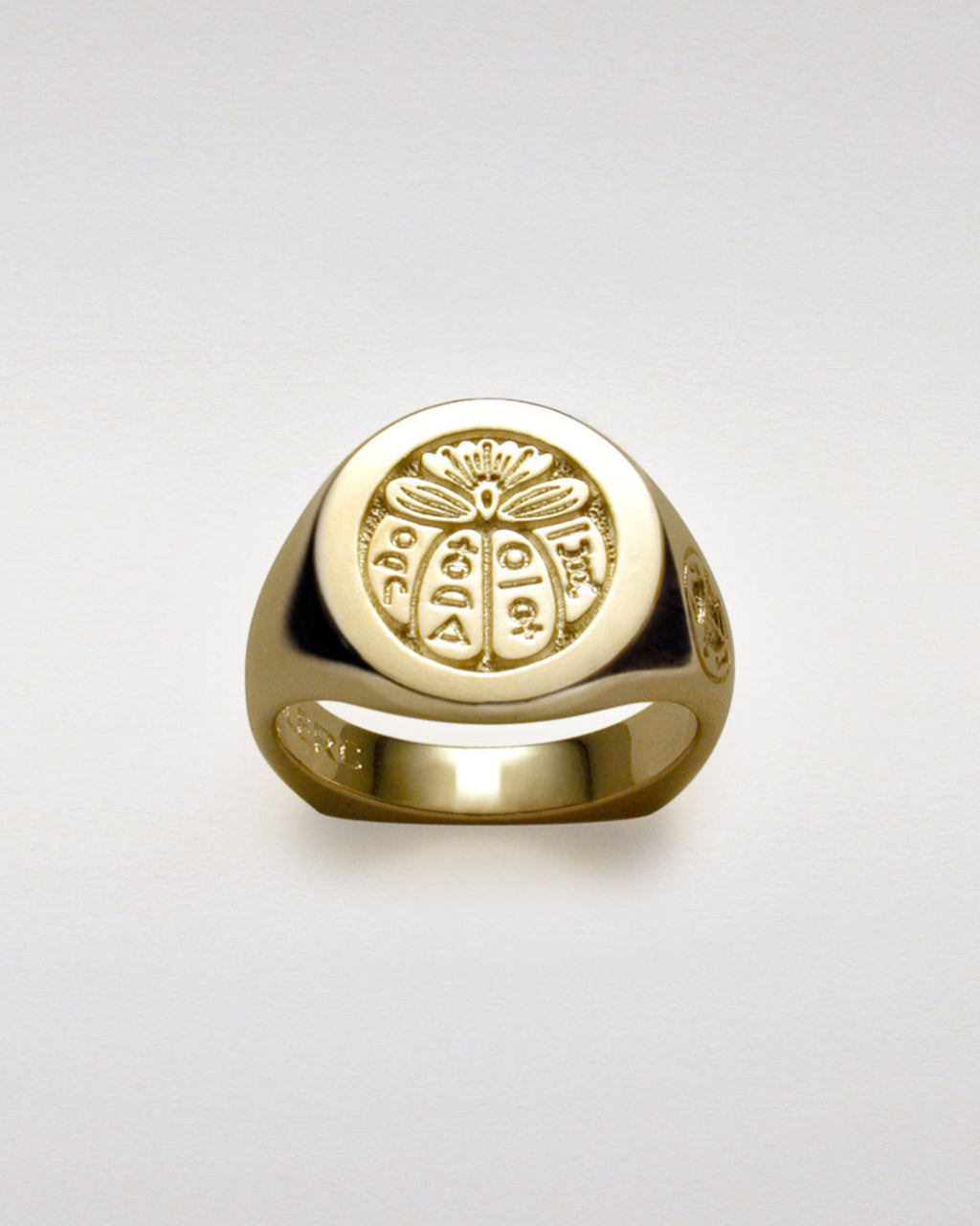 Stylised Scarab Signet Ring