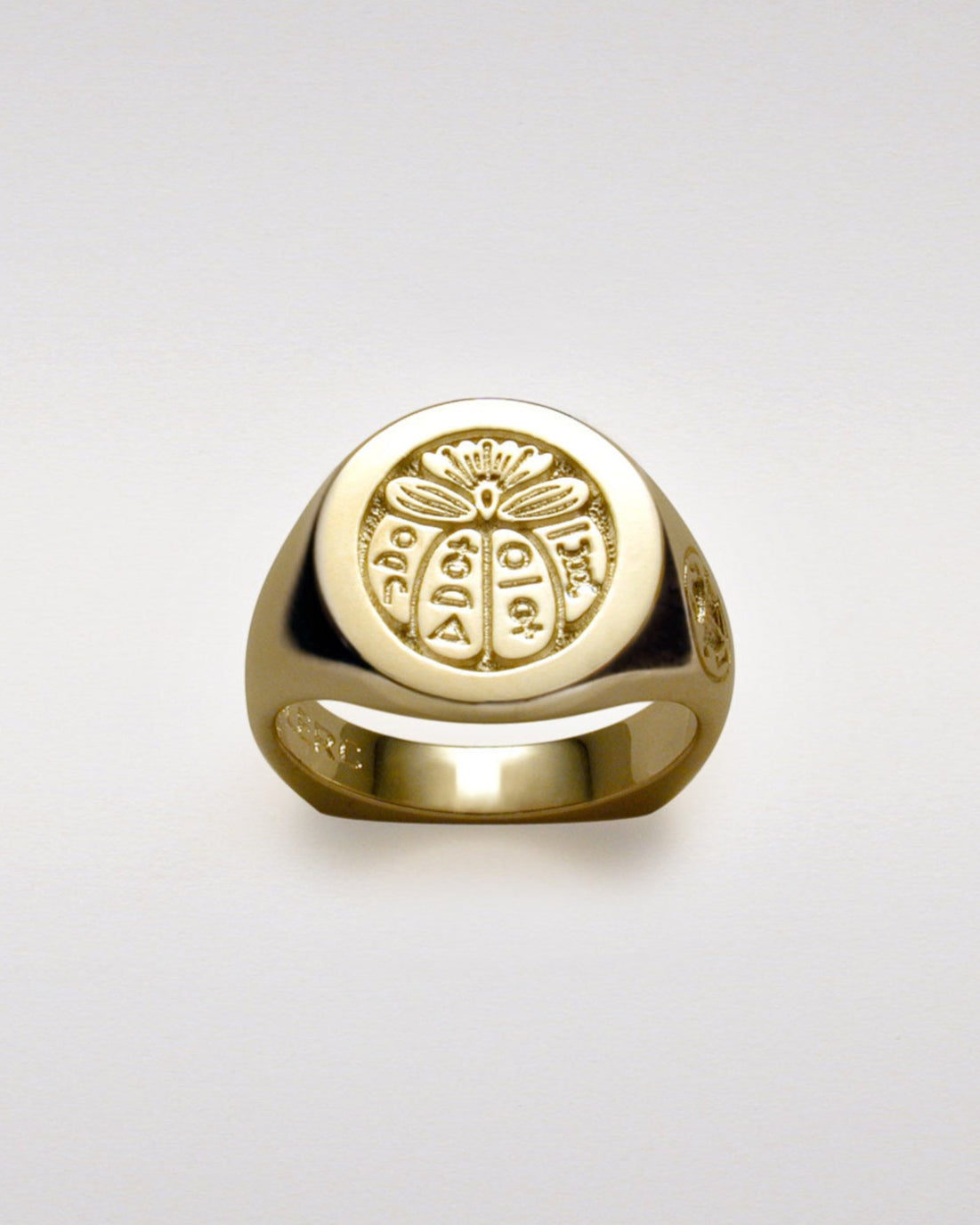 Stylised Scarab Signet Ring