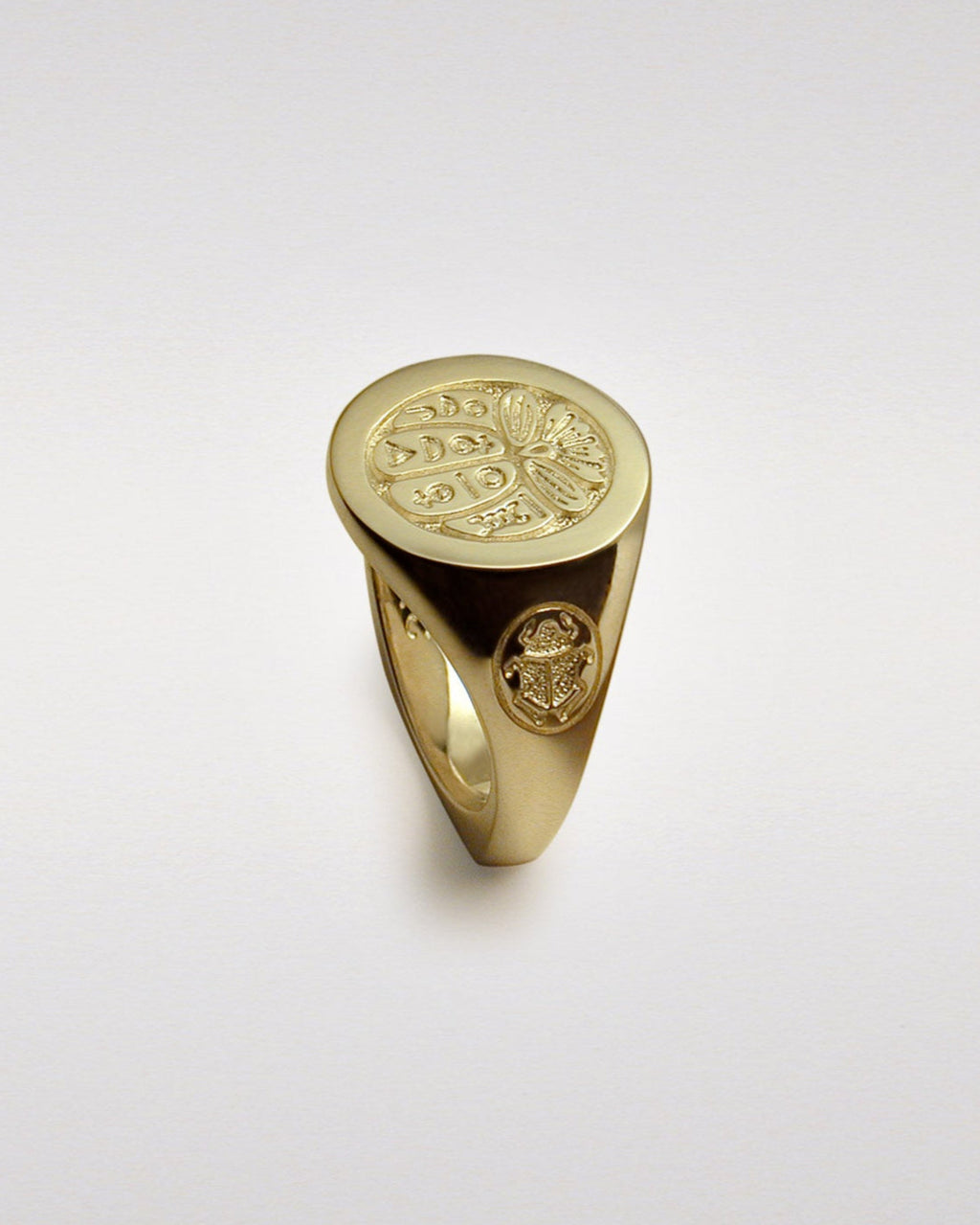 Stylised Scarab Signet Ring
