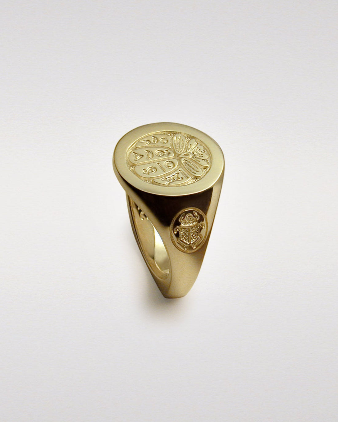 Stylised Scarab Signet Ring