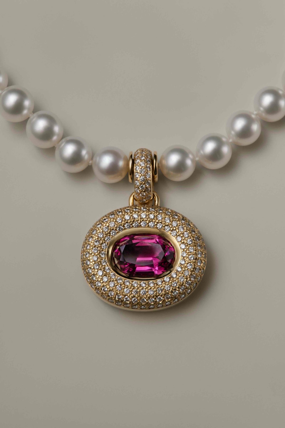 Umbalite & South Sea Pearl Necklace